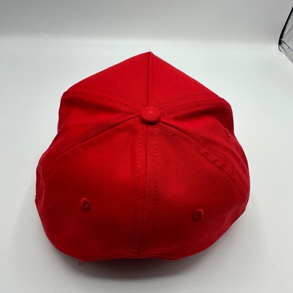 Cali-Fame Trump Make America Great Again USA Logo Red Trucker Hat Cap One Size - Picture 3 of 7